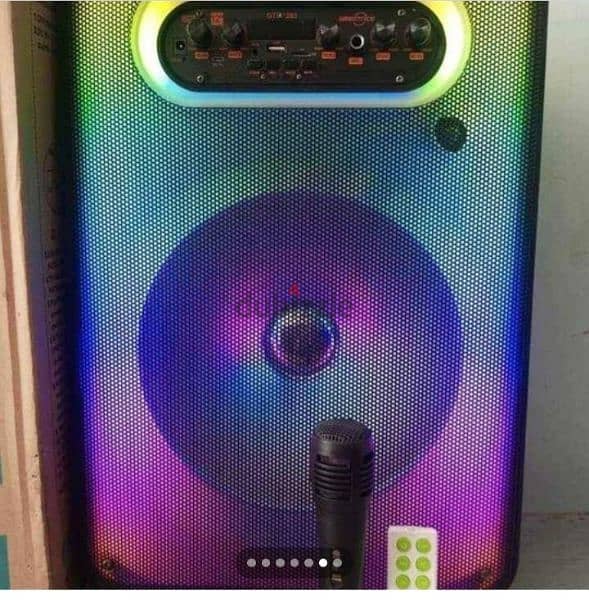 Karaoke Speaker 40W RMS with RGB Lights 12 inches 1