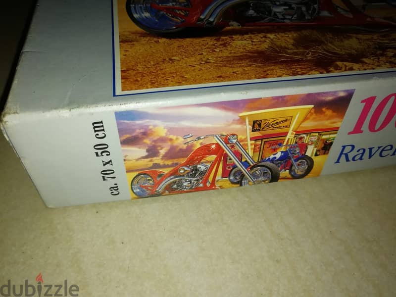 "Hot wheels" Ravensburger puzzle 1000 70*50cm used 1