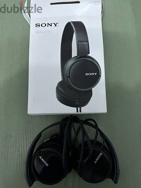 sony headphones mdrzx110 1