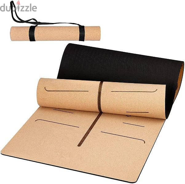 Cork TPE Yoga Mat 0