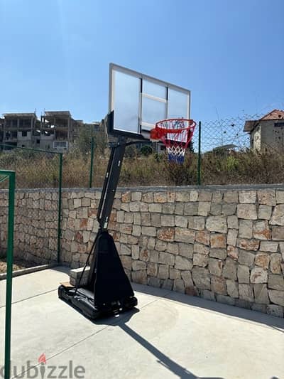 Portable basketball hoop 140 cm x 80 cm