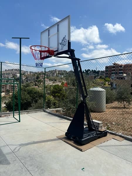 Portable basketball hoop 140 cm x 80 cm 1