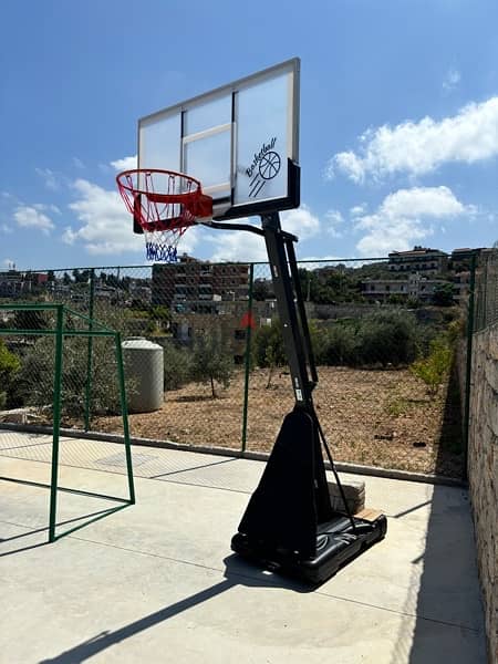 Portable basketball hoop 140 cm x 80 cm 2