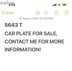 Special Car plate for sale 0