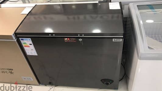 Freezer Savo 100cm Inverter فريزر سافو تبريد ثلج باب قلاب