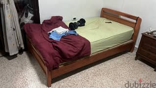 bed with matress for sale 0