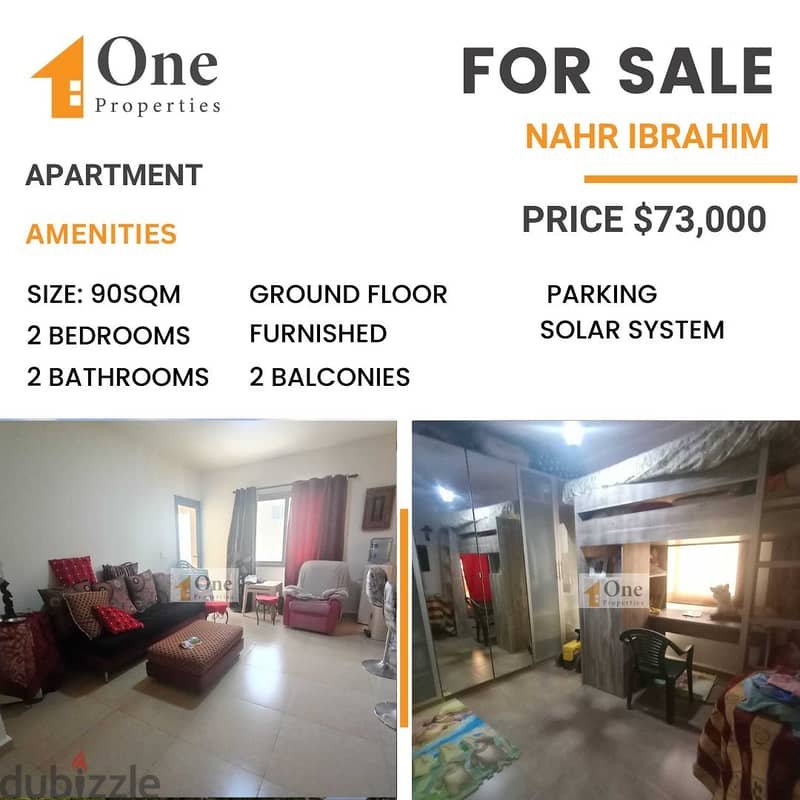 FURNISHED APARTMENT FOR SALE IN NAHR IBRAHIM 0