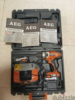 [SOLD] Cordless AEG BSB 18C hammer drill - مقدح رجراج على البطارية