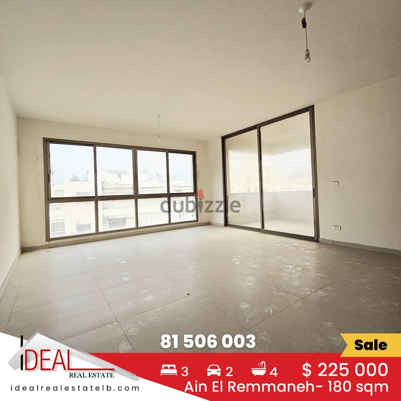 Apartment for sale in Ain El Remmaneh 180 sqm ref#jpt22132 0