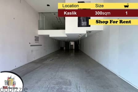 Kaslik 300m2 | Shop for Rent | Prime Location | Perfect Investment |EH