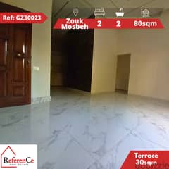 Apartment with terrace in Zouk Mosbeh شقة مع تراس في زوق مصبح