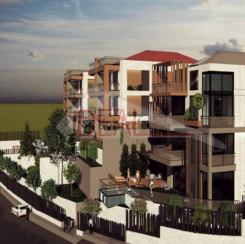 New Apartments With Gardens for sale in Baabdat 185 sqm ref#EI301 1