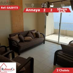 2 Chalets for sale in Annaya 2 شاليهات للبيع في عنايا