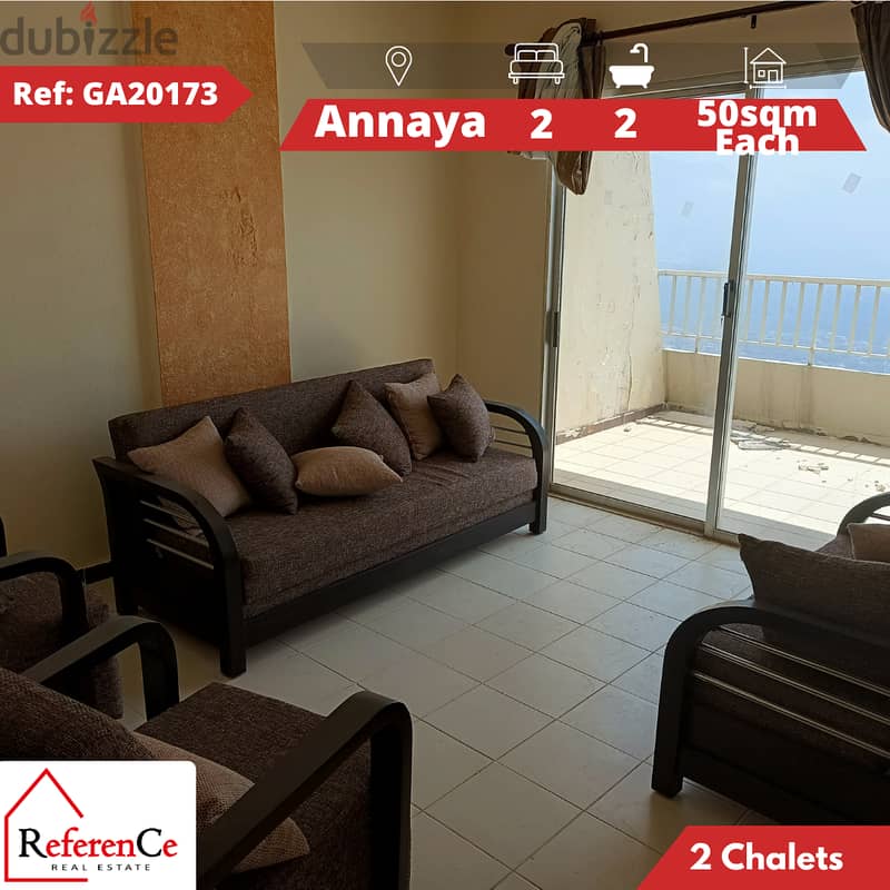 2 Chalets for sale in Annaya 2 شاليهات للبيع في عنايا 0