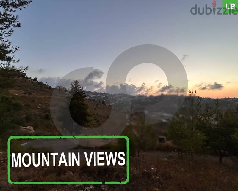 815 sqm land with great view in baisour, Aley/بيصور عاليه REF#LB110544 0