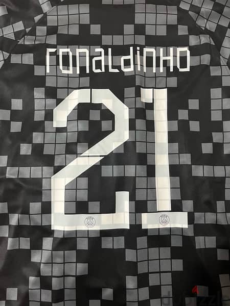 ronaldinho psg practice 2022  limited edition nike jersey 4