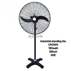 industrial fan 26inch crown مروحة عامود