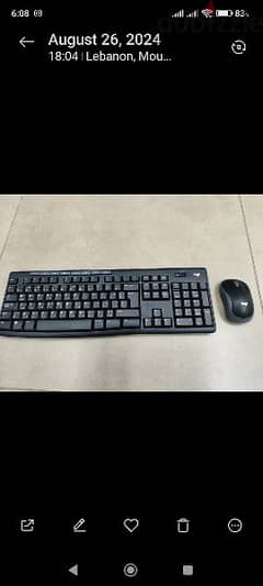 Wireless keyboard mouse combo logitech