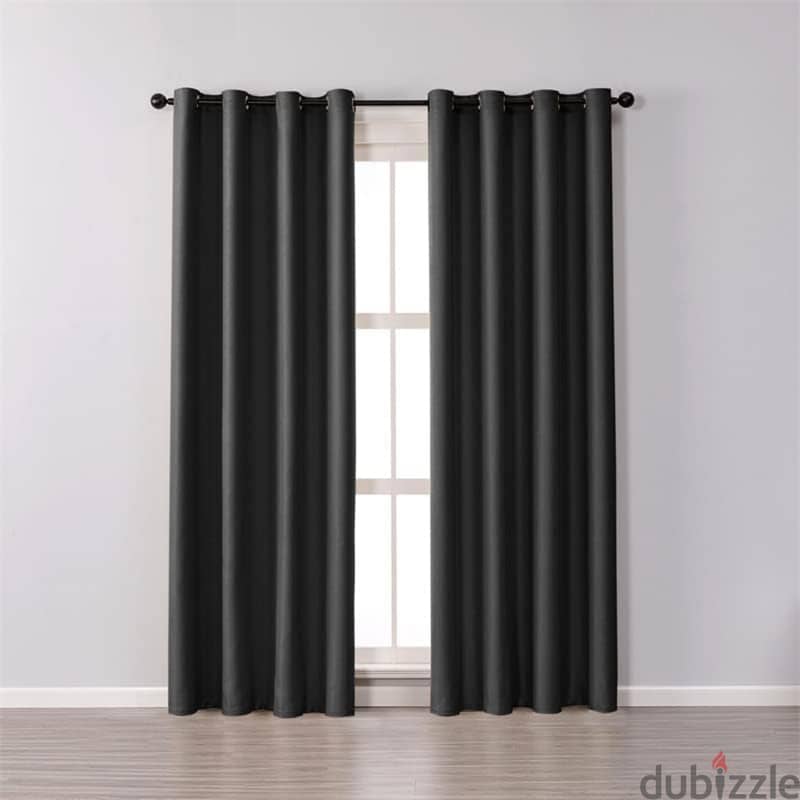 2 x Blackout Ring Curtains – Thermal Insulation Panels for Bedroom 8