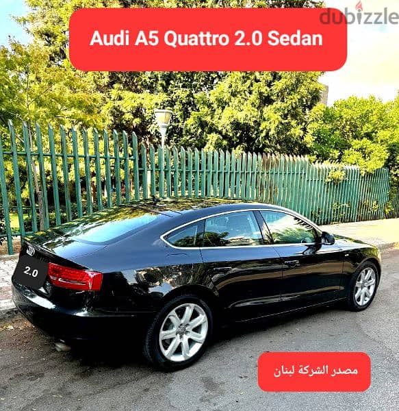 Audi A5 2010 Sedan 2.0 Quattro company Lebanon from KETTANEH 5