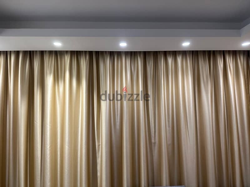 5 pieces curtains indoor double layer ( 70% black out) 0