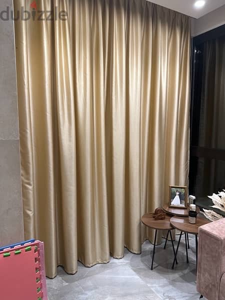 5 pieces curtains indoor double layer ( 70% black out) 2