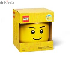 lego storage container head