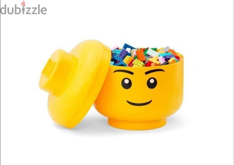 lego storage container head 2