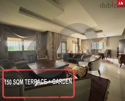 280sqm apartment with terrace in ain saade/عين سعادة REF#JA108618