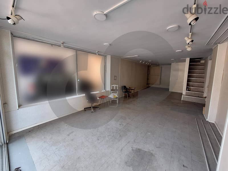 100sqm SHOP for rent in mar mkhayel jemayze/الجميزة REF#JR108980 2