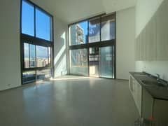 High ceiling loft with balcony beautiful and bright