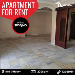 Apartment for rent in Ras El Nabeh شقة للايجار في بيروت