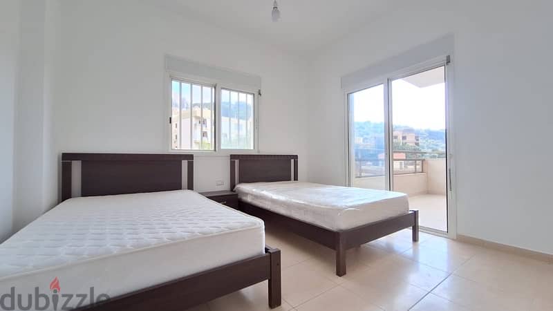 A furnished 2 bedroom apartment for rent in fanar. 9