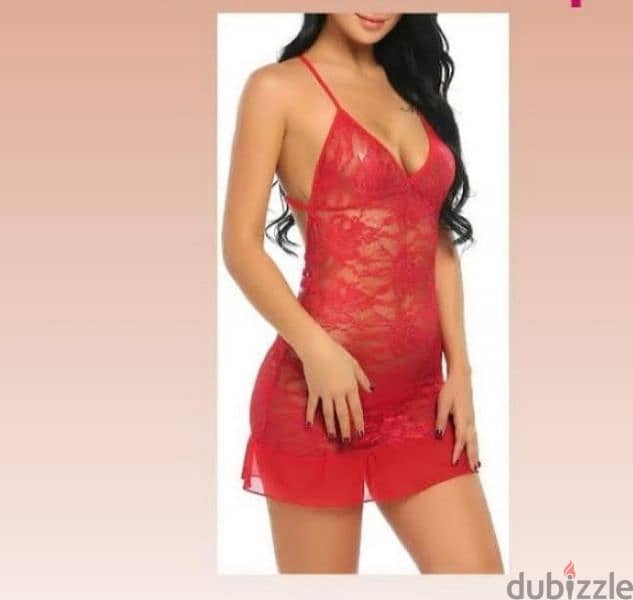 red lace mousline lycra lingerie s to xxL 5