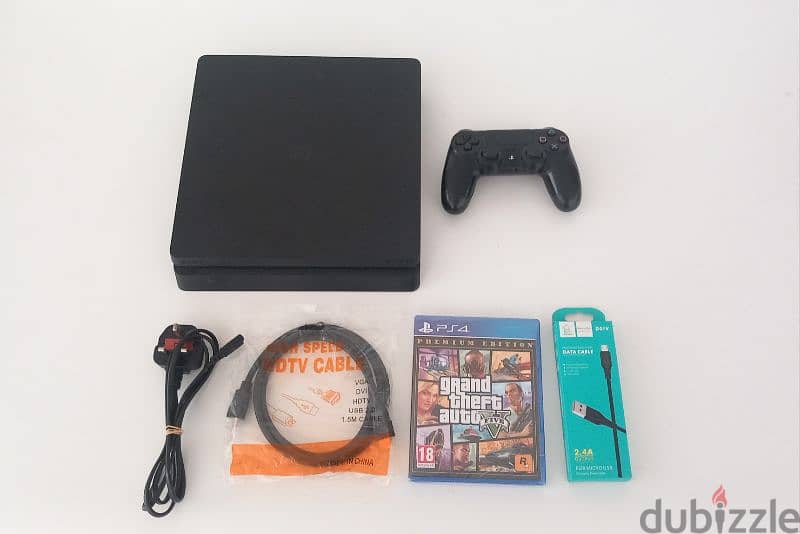 PS4 Slim/Fat 500GB/1TB + 1 Controller + GTA5 New With 1 Year Warranty 1