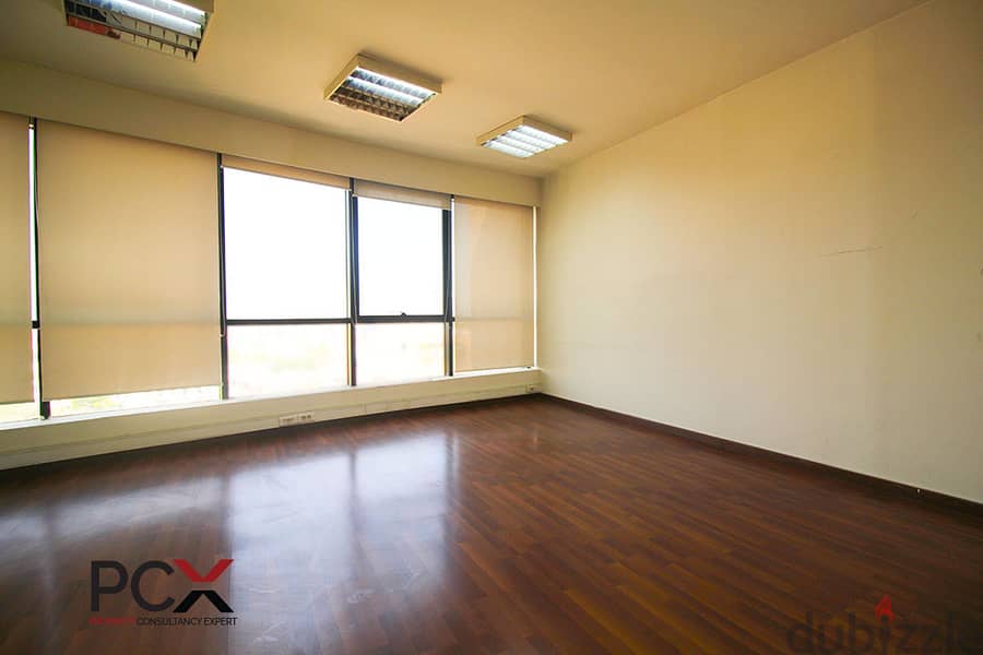 Office For Rent In Hazmieh I City View I Partitioned I Bright 7