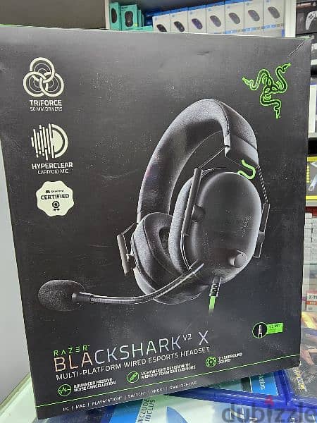 Razer gaming headset Blackshark v2 X sealed 0