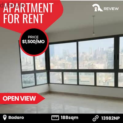 Apartment for rent in Badaroشقة للايجار في بدارو