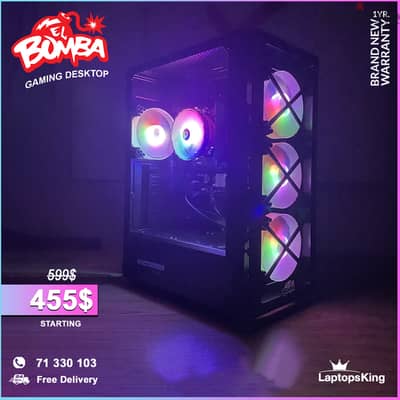 EL BOMBA RGB GAMING DESKTOP OFFERS