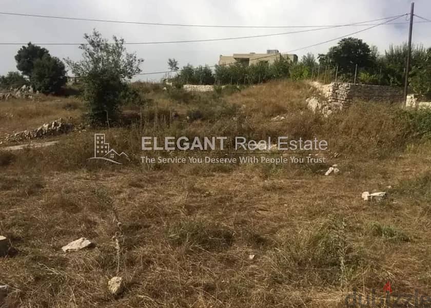 Land For Sale | Easy Access | Chahtoul 1