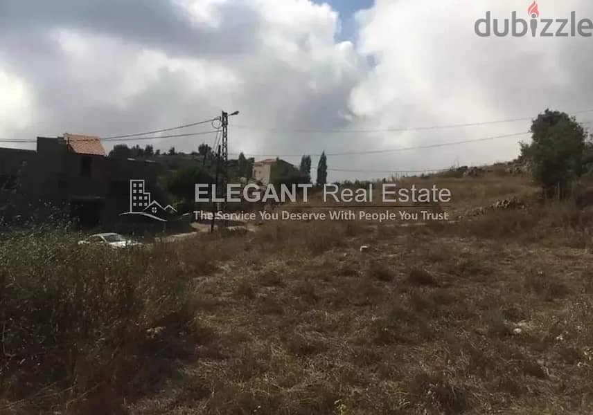 Land For Sale | Easy Access | Chahtoul 2