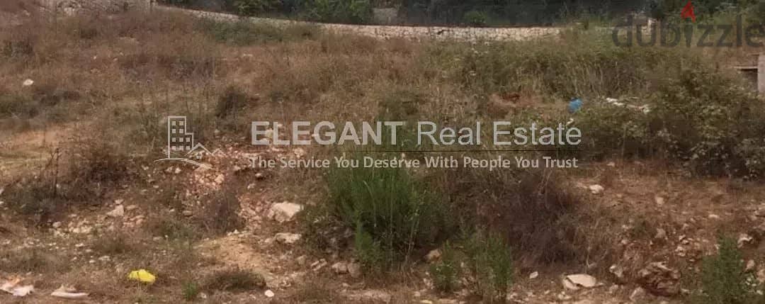 Land For Sale | Easy Access | Chahtoul 3