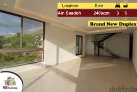 Ain Saadeh 240m2 | Duplex | Brand New | Panoramic View | AMK | 0