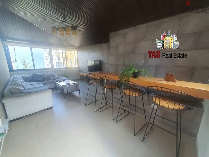 Ballouneh 200m2 | 100m2 Terrace | Rent|furnished | Private Street | WA 8