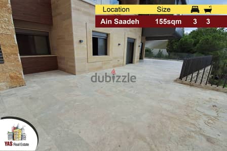 Ain Saadeh 155m2 | 160m2 Terrace | New Building | Panoramic View | AMK