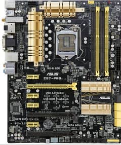 asus z87 pro motherboard + i7 4490k 3.6ghz + 16 gb ram