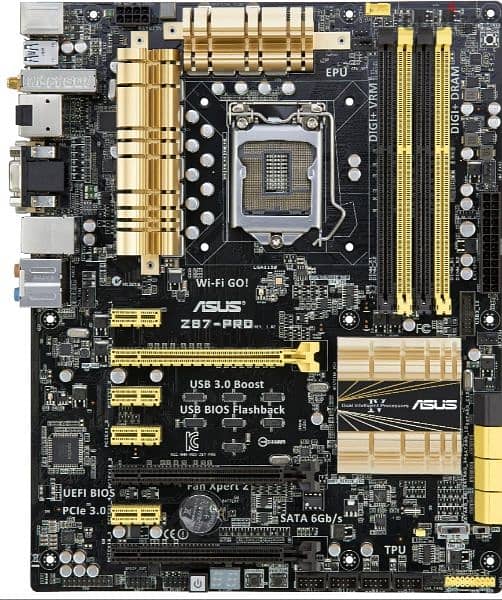 asus z87 pro motherboard + i7 4490k 3.6ghz + 16 gb ram 0