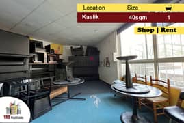 Kaslik 40m2 | Shop For Rent | New | Active Street | EH |