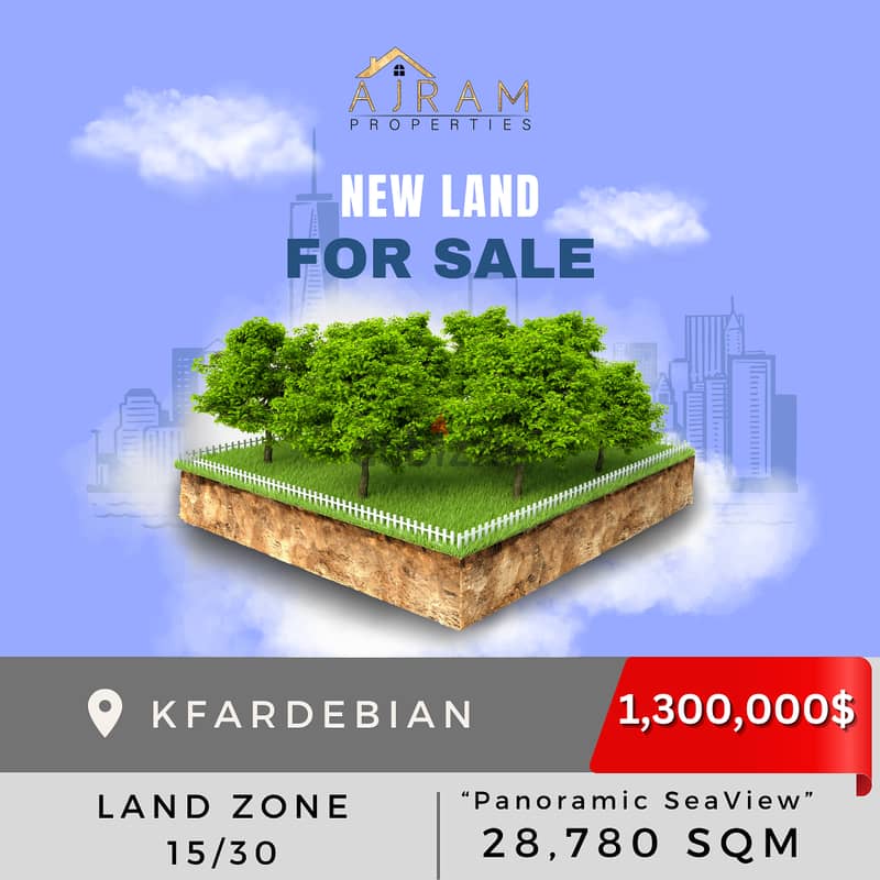 Kfardebian | 28,780 sqm | Panoramic Sea View 0