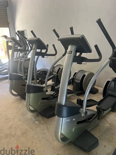 Gym machines , treadmills , ellipticals , bicycles